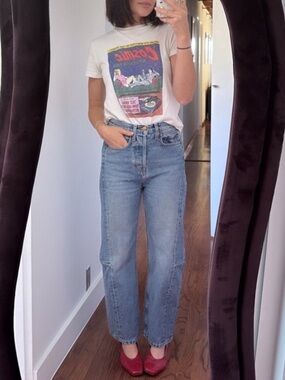 Old Navy High-Waisted Barrel Ankle Jeans